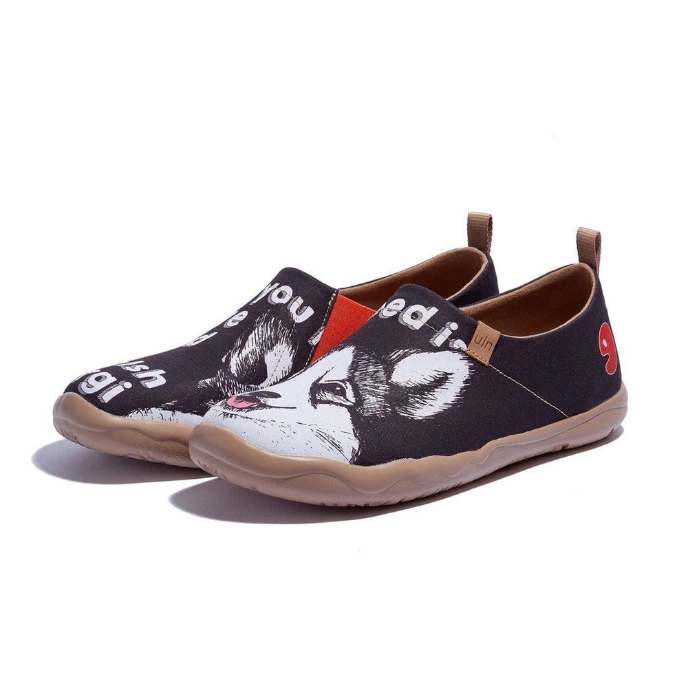 UIN Men's Walking Shoes Slip On Loafers (Love and Loyalty Toledo)